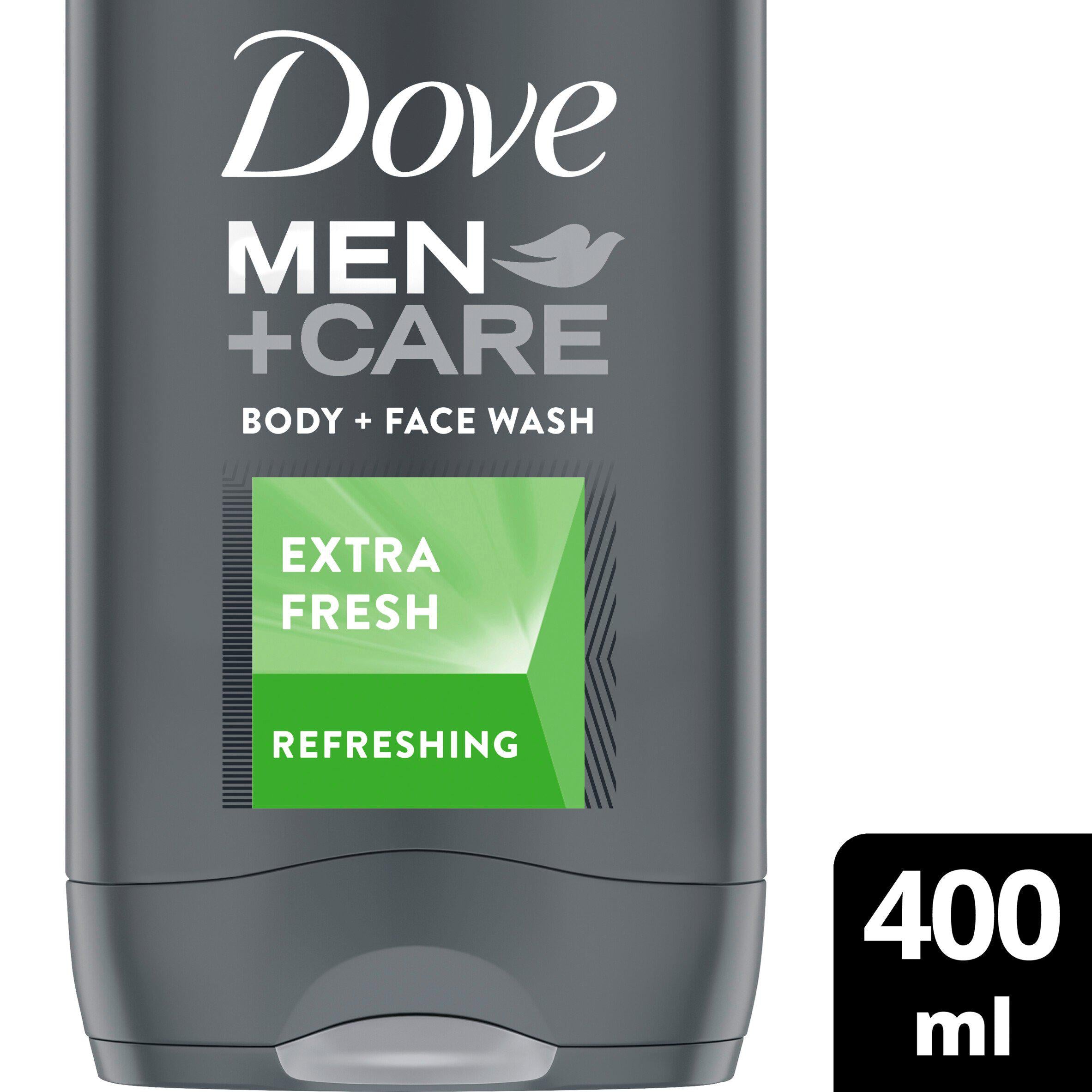 Dove Men & Care Extra Fresh Body & Face Wash 400ml GOODS Sainsburys   