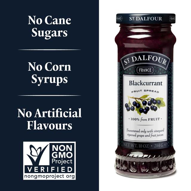 St Dalfour Blackcurrant Jam   284g