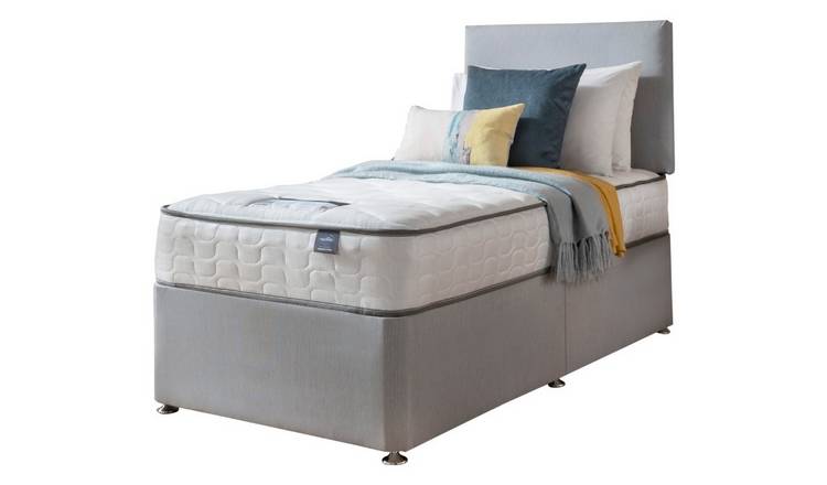 Silentnight Single Divan Bed Grey (British brand)
