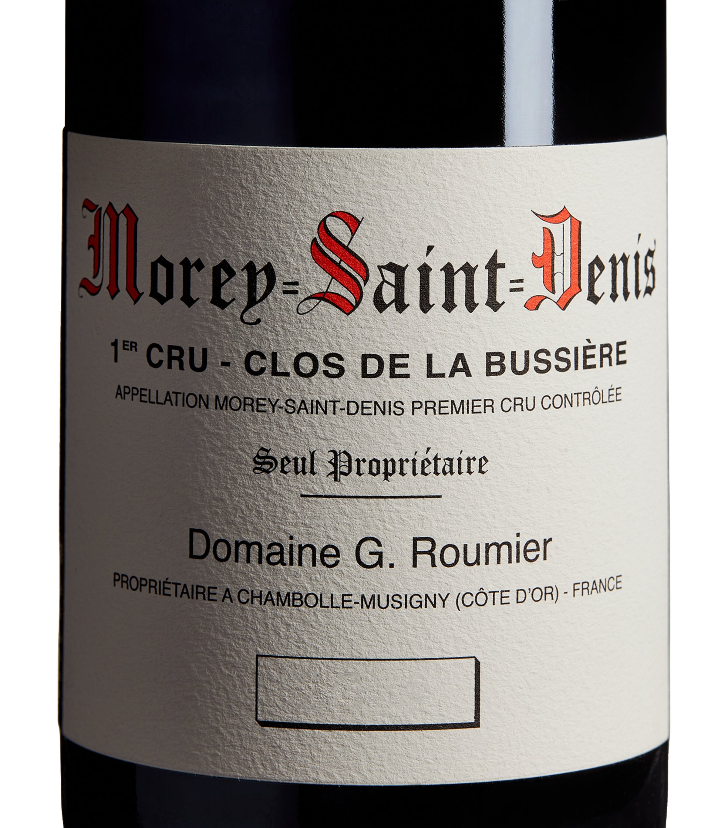 Roumier Clos de la Bussiére Pinot Noir 2019 75cl, imported from the UK