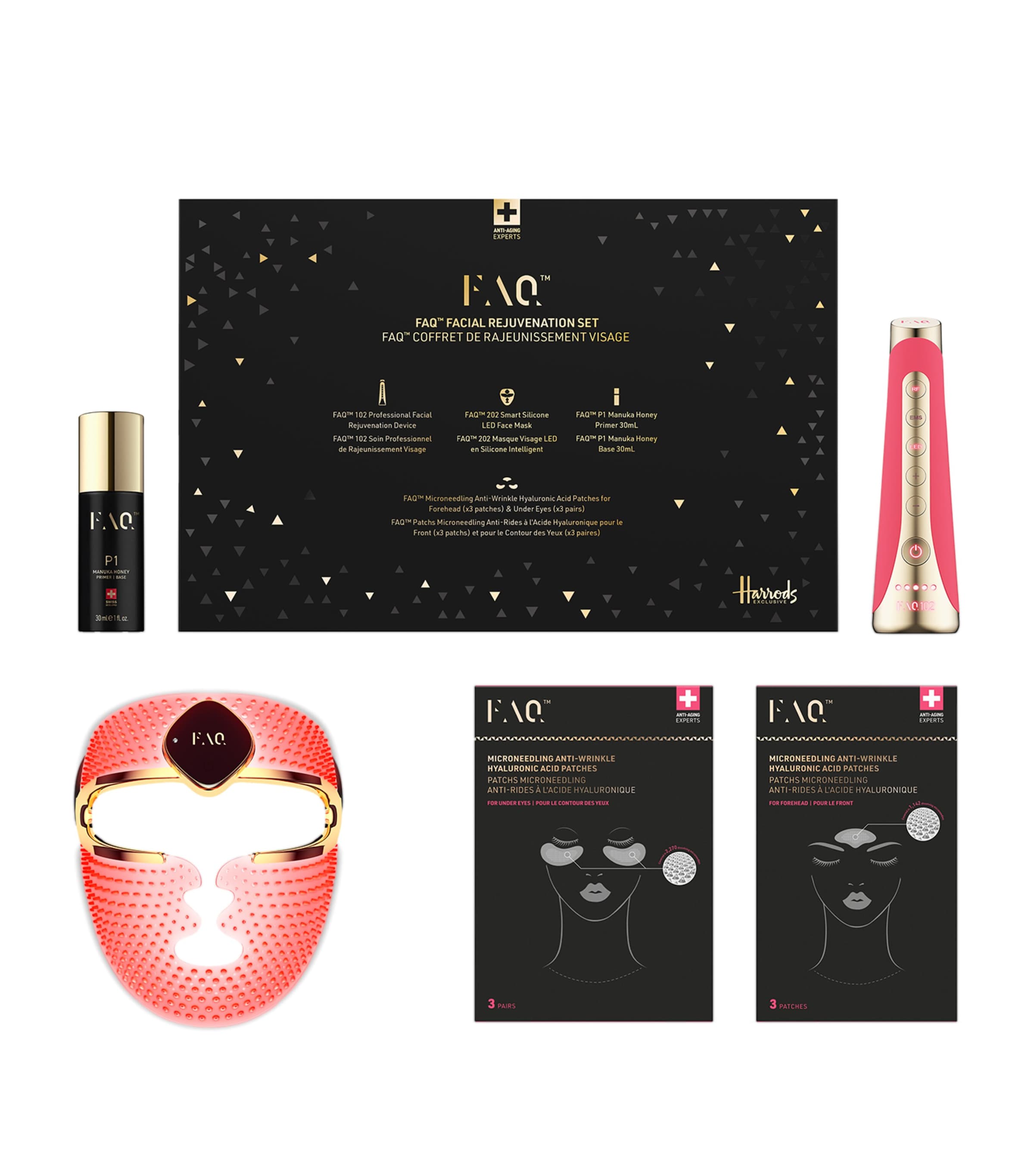 FAQ facial rejuvenation and anti-aging gift set - British product