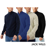 Jack Wills Men's Funnel Neck 1/2 Zip Sweater GOODS Costco UK