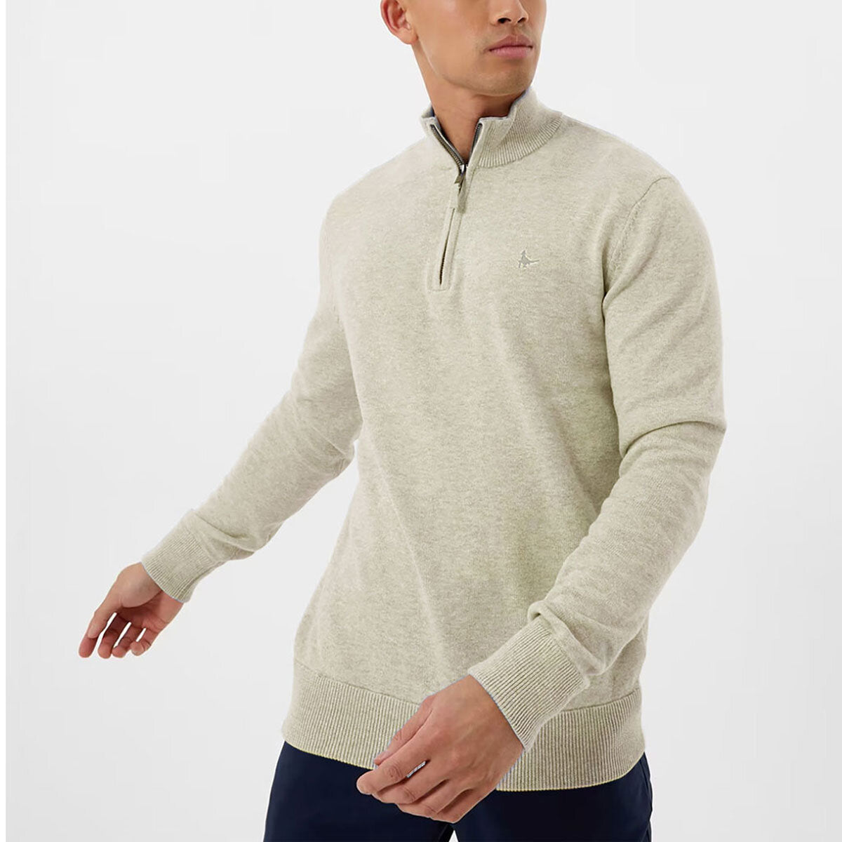 Jack Wills Men's Funnel Neck 1/2 Zip Sweater GOODS Costco UK