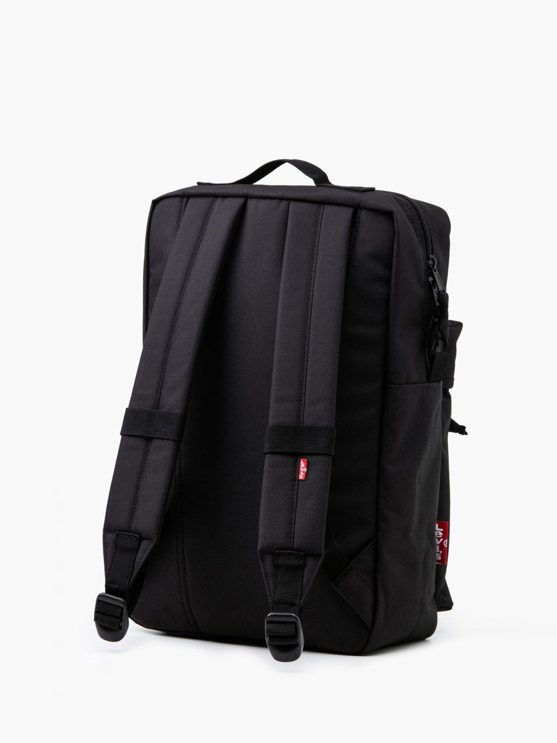 Levi's black logo backpack, UK version