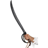 Smiffys deluxe pirate sword 70cm with silver aged effect, UK version