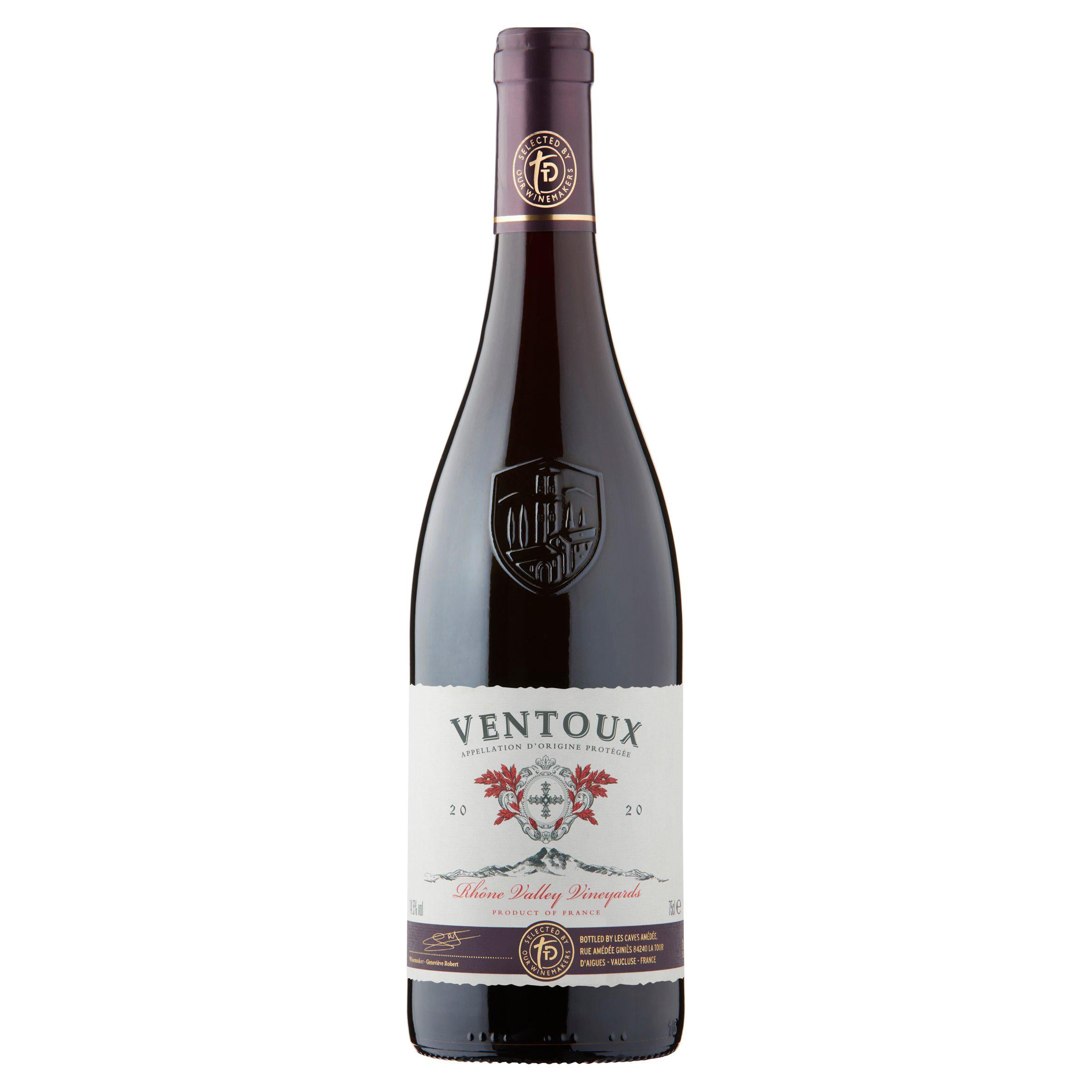 Sainsbury's Côtes Du Ventoux, Taste the Difference 75cl All red wine Sainsburys   