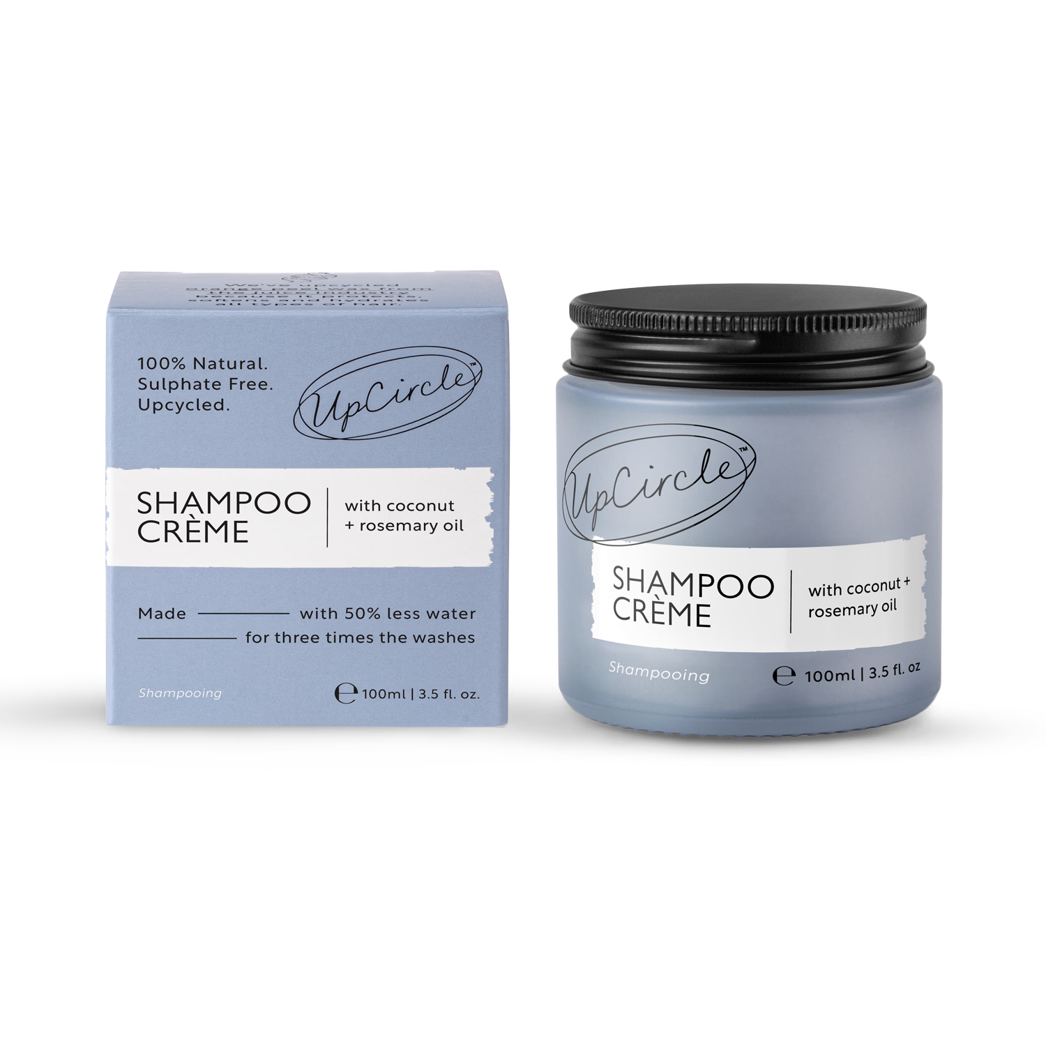 UpCircle shampoo crème coconut rosemary oil 100ml - British product