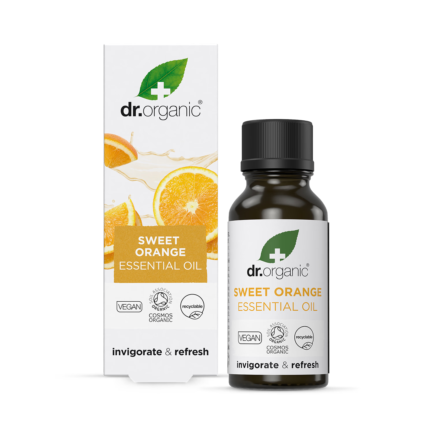Dr Organic Sweet Orange Pure Essential Oil 10ml - British product