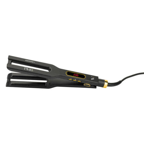 Gamma+ Twin Pro hair straightener black, UK version