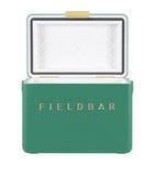 Fieldbar mini bar cooler box with leather sling 4L - British product