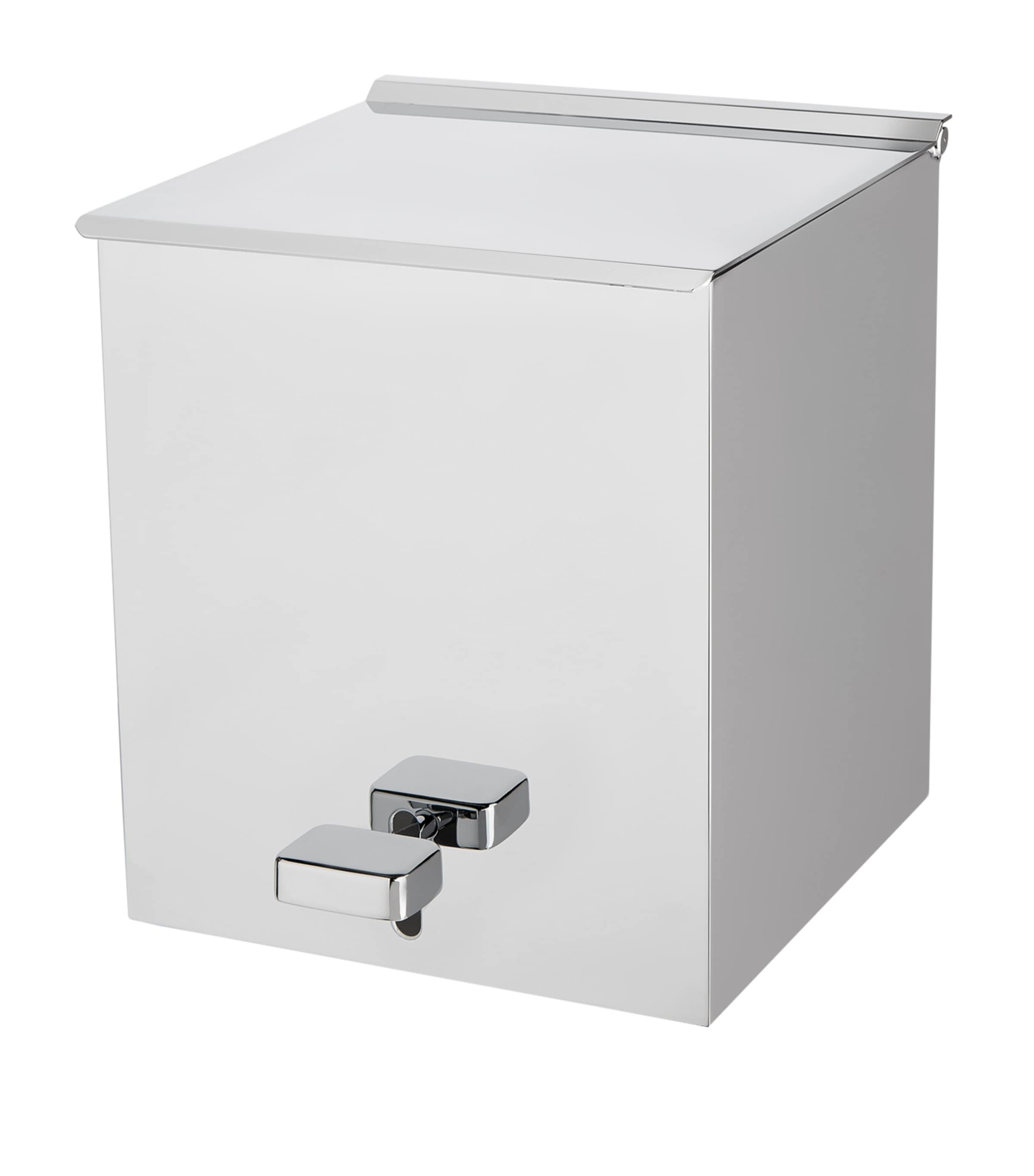 Zodiac chrome square pedal bin (British brand)