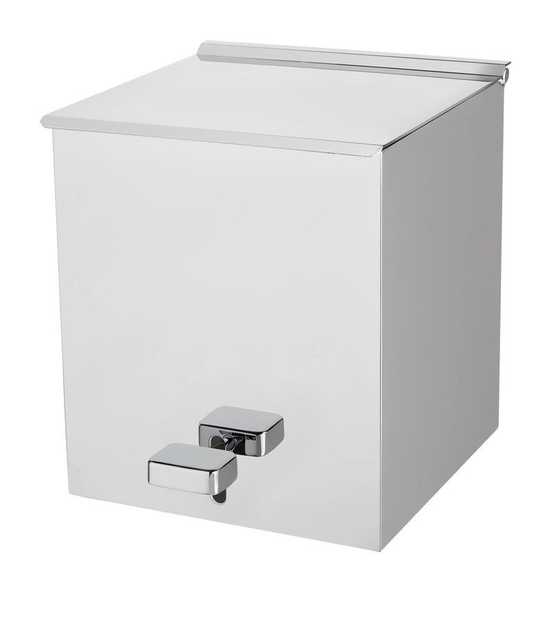 Zodiac chrome square pedal bin (British brand)