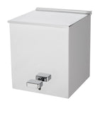 Zodiac chrome square pedal bin (British brand)