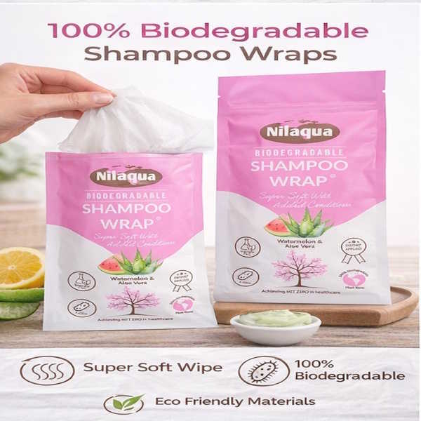 Nilaqua triple pack shampoo and conditioner wrap - British product