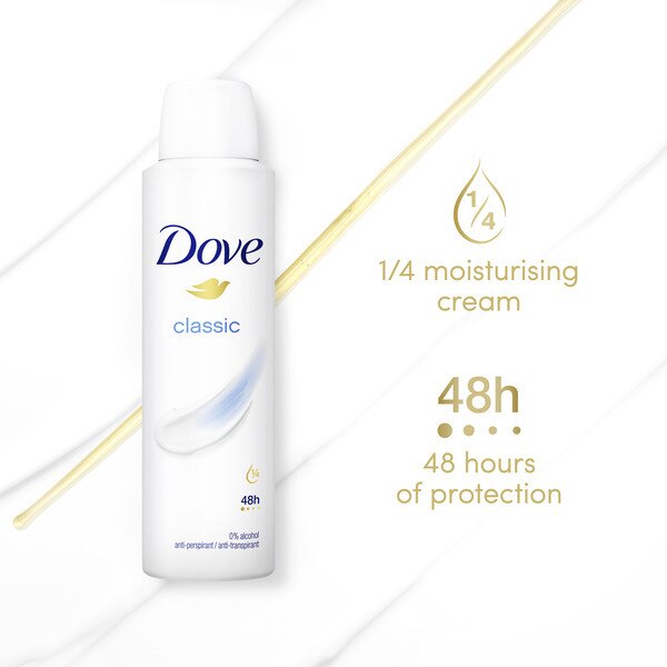 Dove Women Antiperspirant Deodorant Classic Aerosol 200ml GOODS Superdrug   