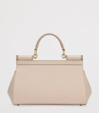 Dolce & Gabbana Sicily top-handle leather bag with gold hardware, UK version