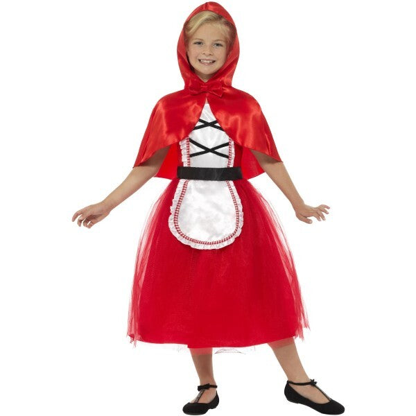 Smiffys deluxe Red Riding Hood costume in red - British product