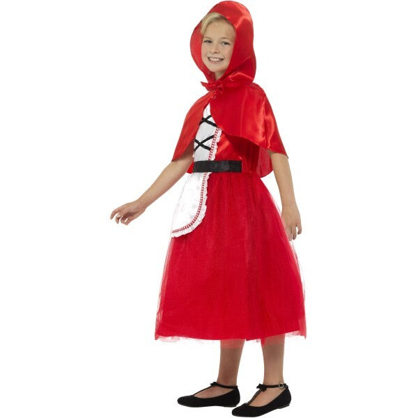 Smiffys deluxe Red Riding Hood costume in red - British product
