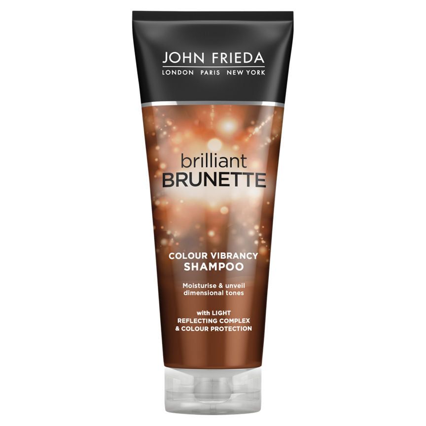 John Frieda Brilliant Brunette Colour Protecting Moisturising Shampoo Haircare & Styling ASDA   