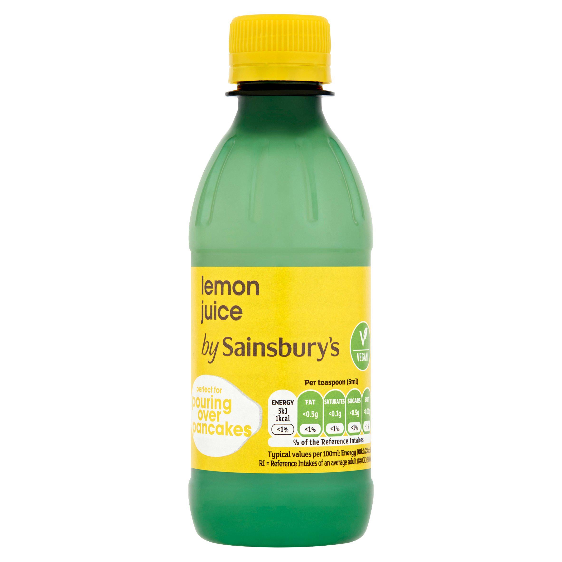 Sainsbury's Lemon Juice 250ml GOODS Sainsburys   