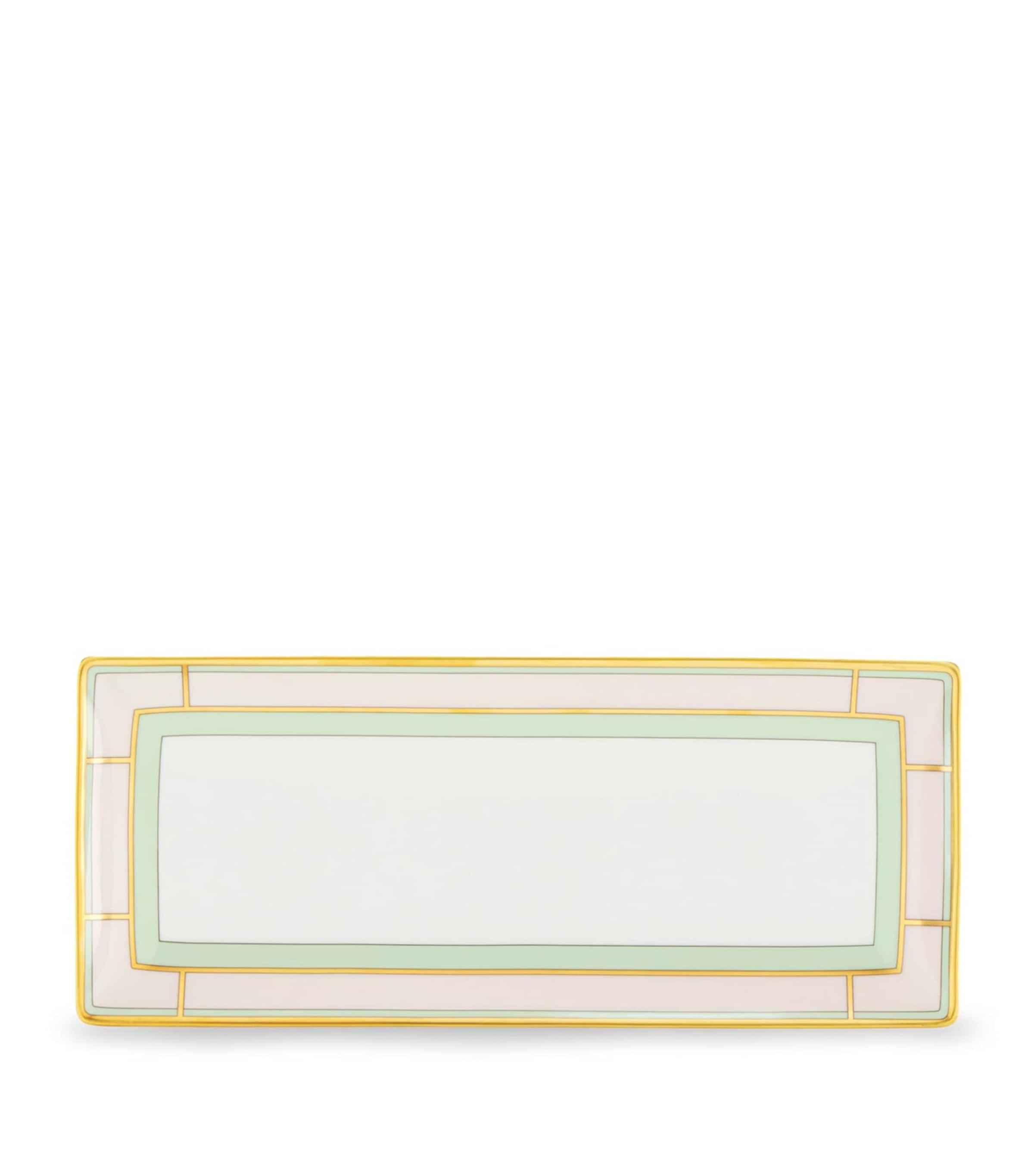 GINORI 1735 Porcelain Colonna Diva Rectangular Change Tray 28cm, UK version