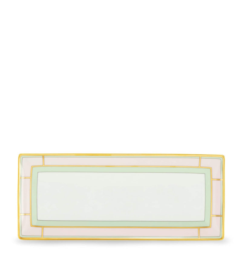 GINORI 1735 Porcelain Colonna Diva Rectangular Change Tray 28cm, UK version