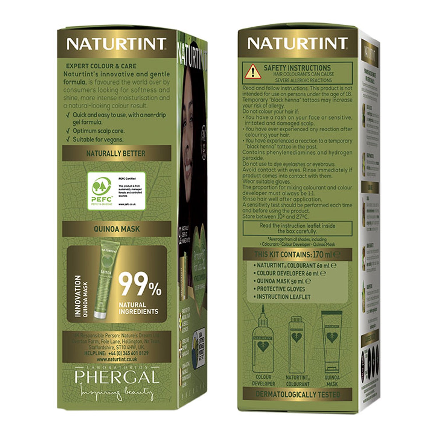 Naturtint hair colour Ash Blonde - British product