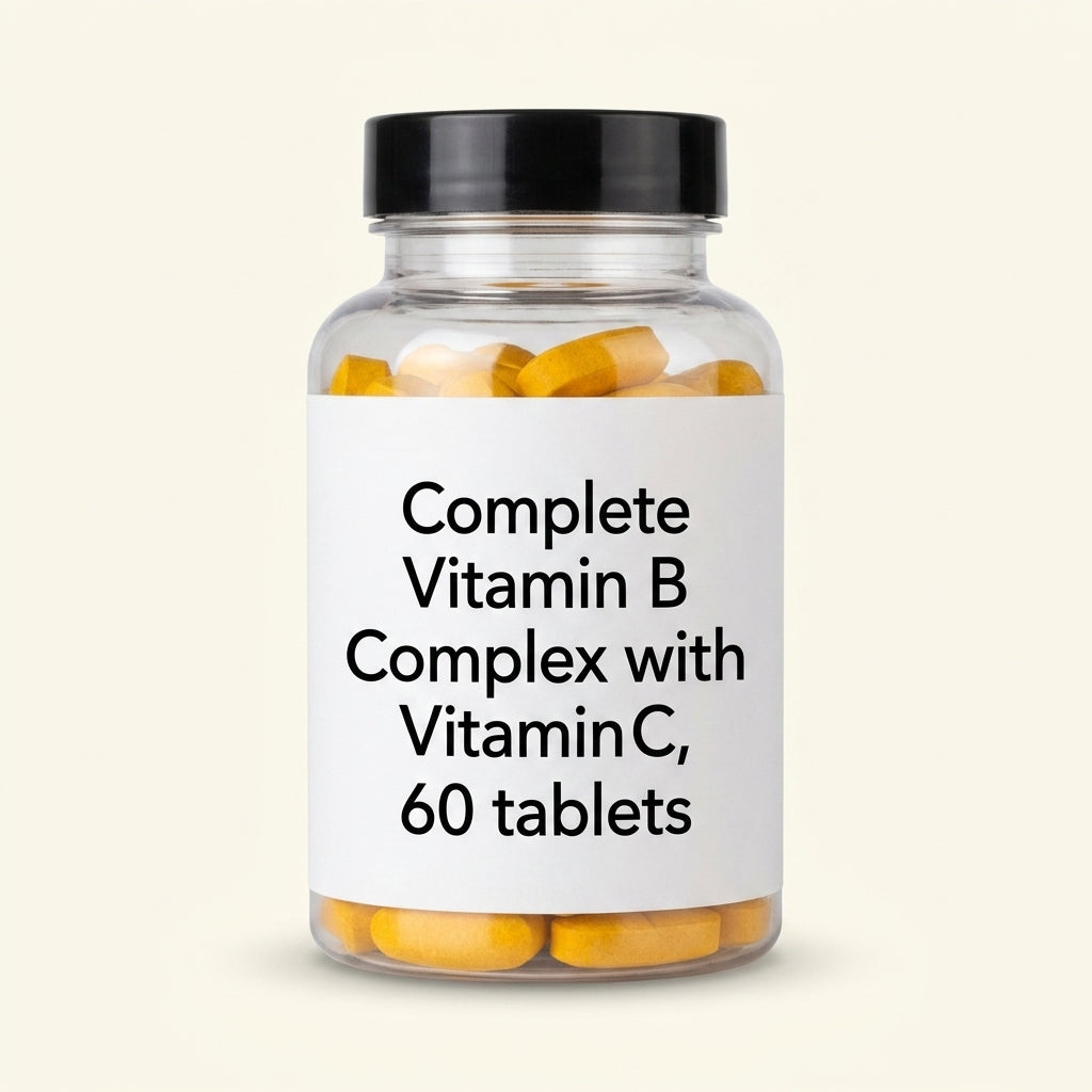 Holland & Barrett super strength B complex supplement 60 tablets (British brand)