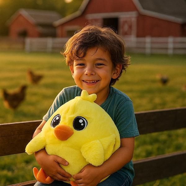 Noxxiez plush hand warmer cushion chick 35cm, UK version