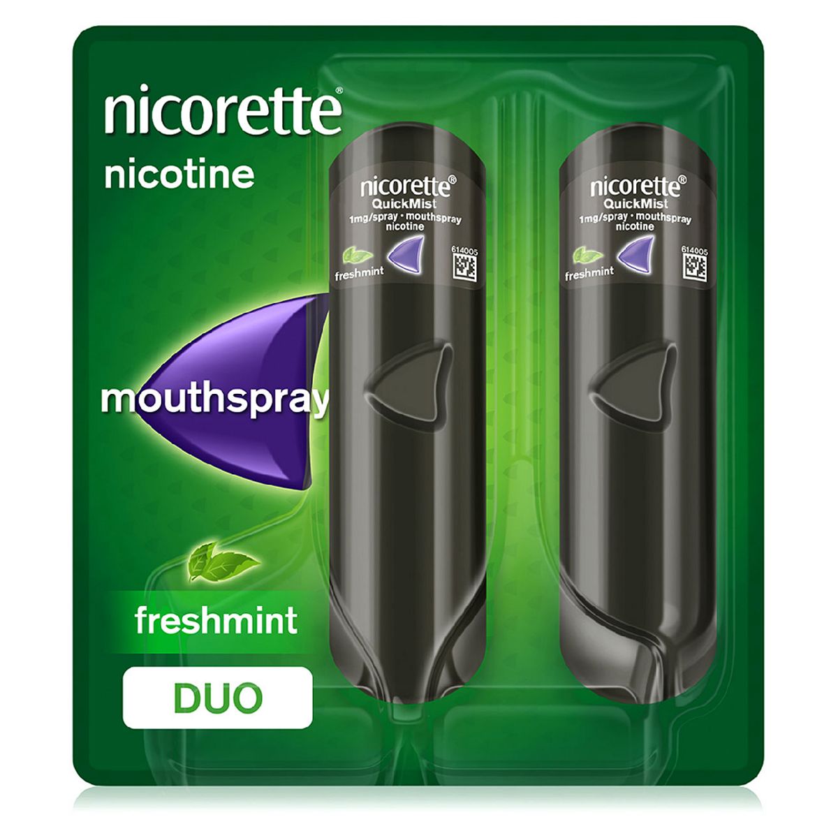 Nicorette QuickMist 1mg/spray Mouthspray - Freshmint flavour- Duo Pack GOODS Boots   