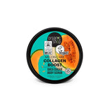 Organic Shop Collagen Boost body scrub melon 250ml , imported from the UK