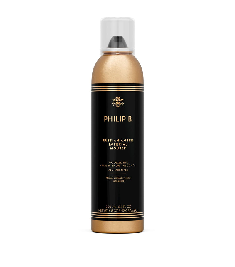 Philip B Russian Amber Imperial styling mousse 200ml, imported from the UK