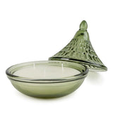 Candlelight Sage Bukhara tagine glass candle 13cm, UK version