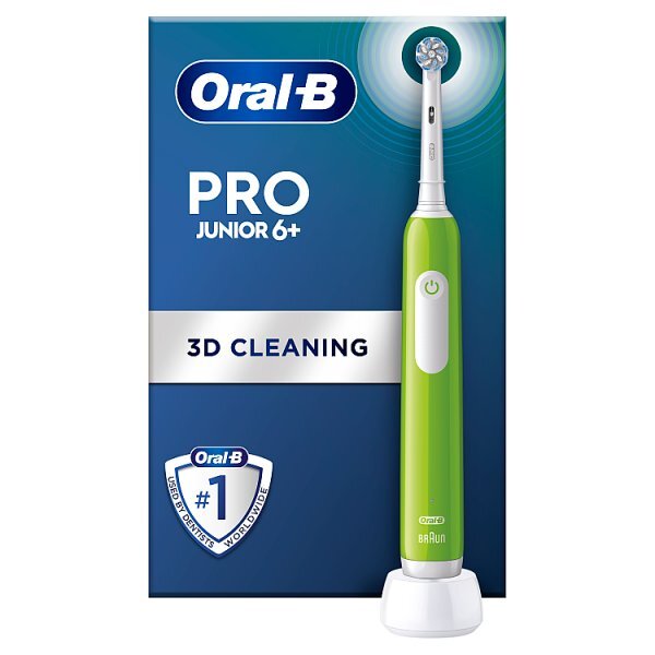 Oral-B Pro Junior 6+ Green Electric Toothbrush GOODS Superdrug   