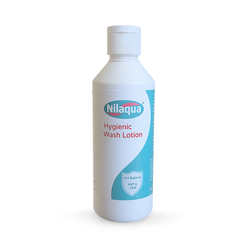 Nilaqua hygienic wash lotion hair & body 500ml - British product