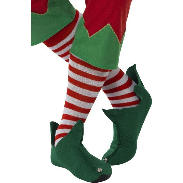 Smiffys striped long socks in red and white colour, UK version