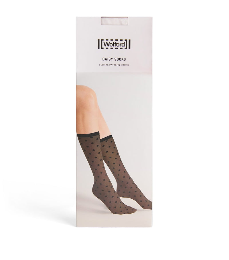 Wolford daisy mid-calf socks - British product
