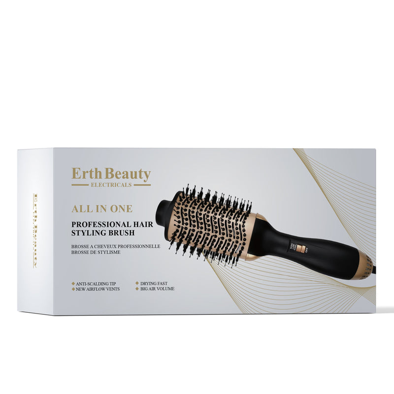 Erth Skin London all-in-one professional hair styling brush, imported from the UK