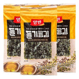 Dongwon Yangban roasted laver with perilla oil - British product