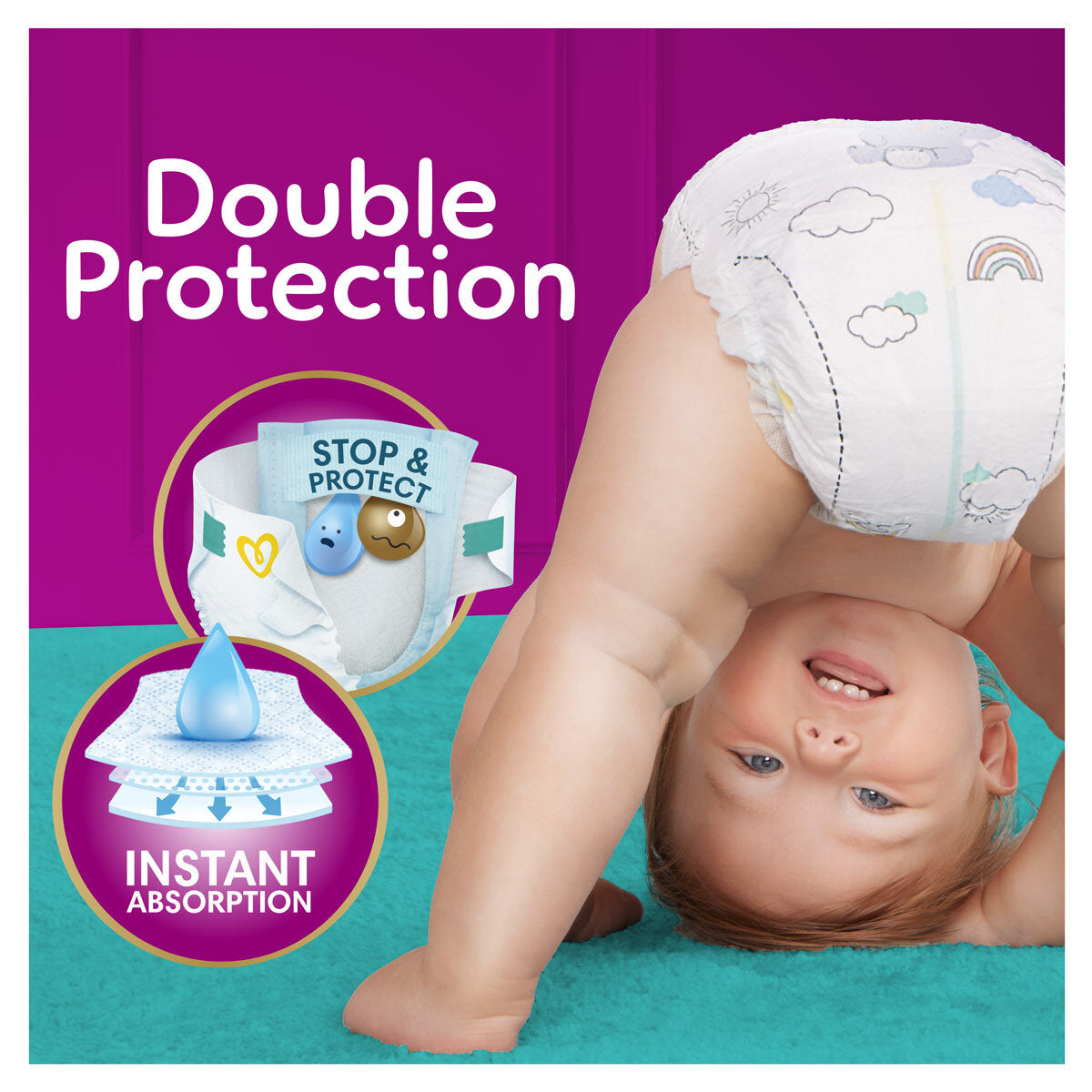 Pampers Premium Protection, Size 4, 62 Pack GOODS Costco UK