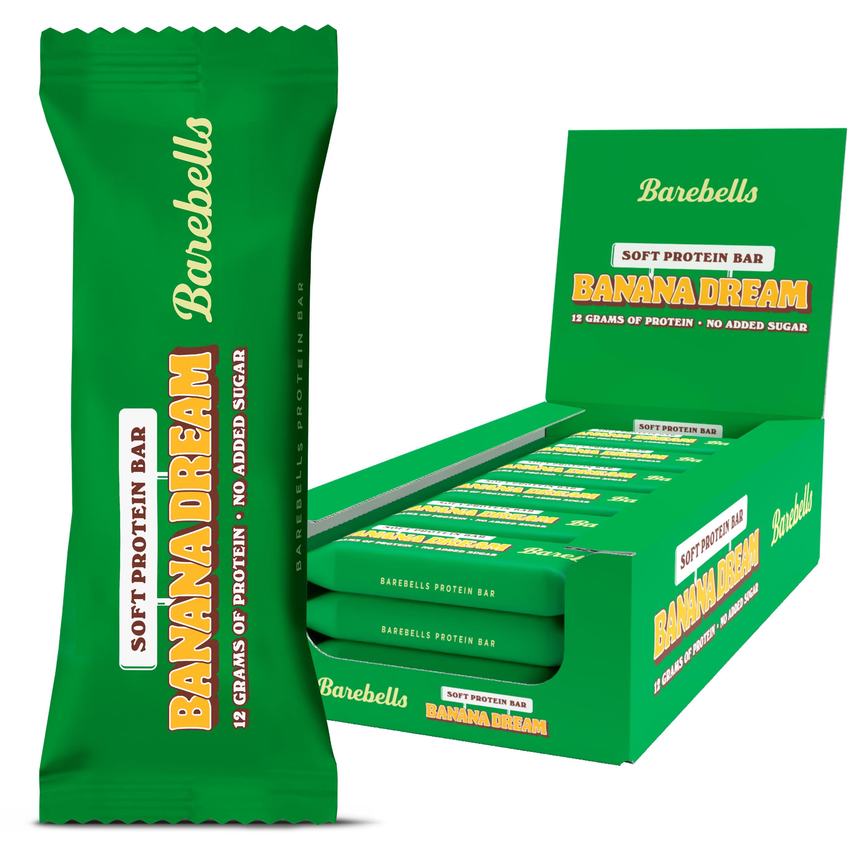 Barebells Banana Dream protein bar 40g - British product