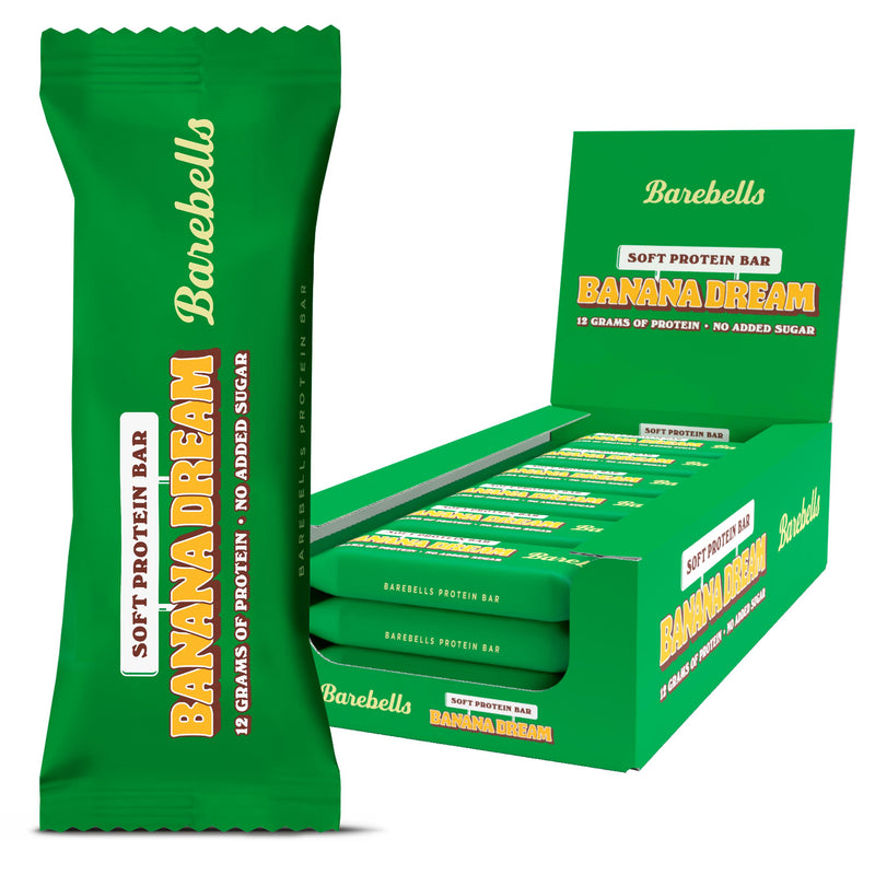 Barebells Banana Dream protein bar 40g - British product