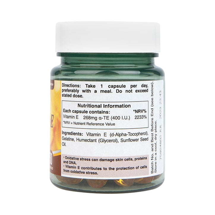 Holland & Barrett Vitamin E 400iu 120 Capsules Vitamin E Holland&Barrett   