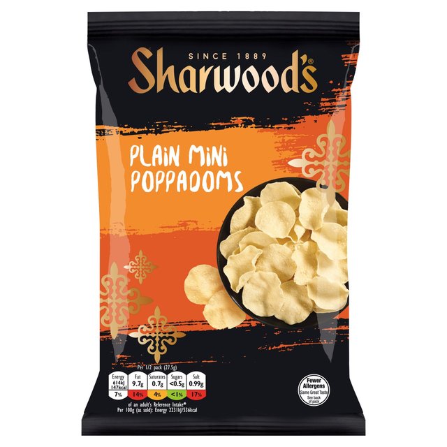 Sharwoods Mini Poppodums   55g