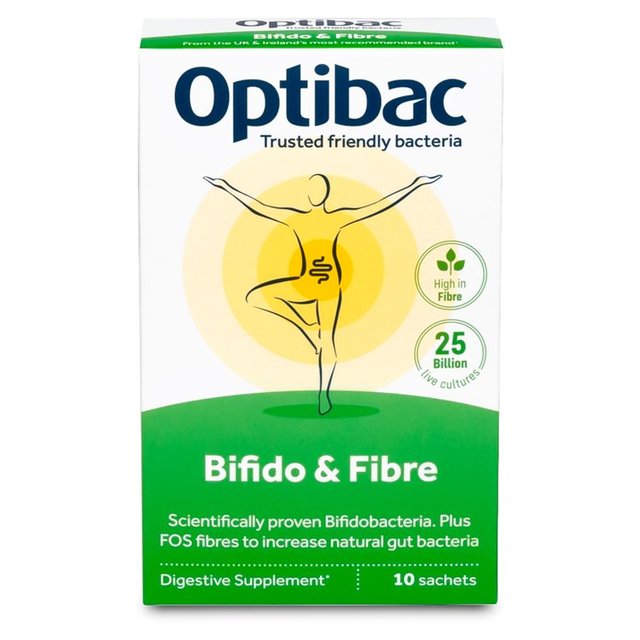 Optibac Probiotics Bifido & Fibre 10 Sachets   10 per pack GOODS M&S   