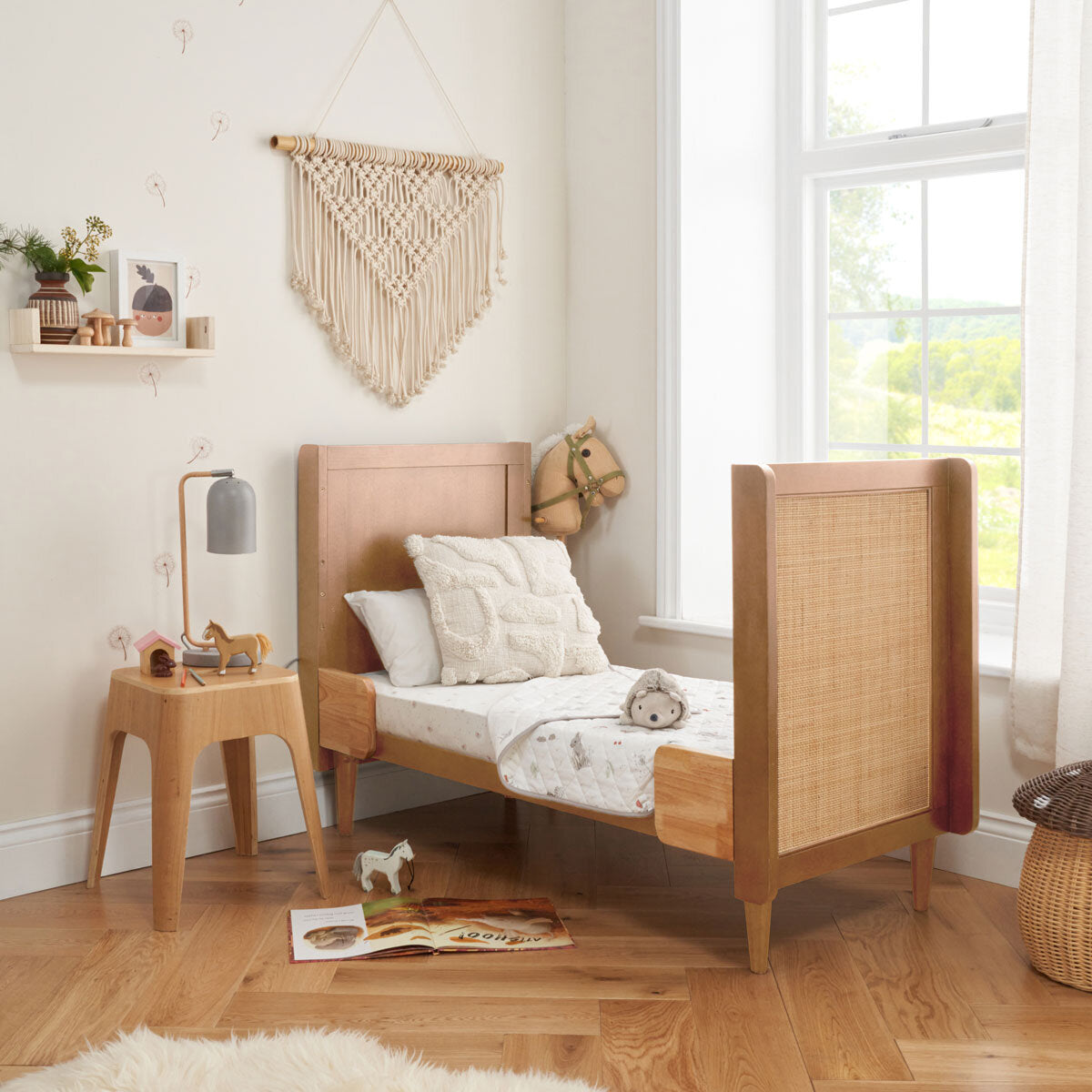 Tutti Bambini Japandi 4 Piece Nursery Set, Light Oak Finish GOODS Costco UK