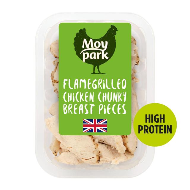 Moy Park Flamegrilled Chunky Chicken Breast Pieces   200g