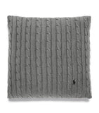 Ralph Lauren cable-knit cushion cover 45cm x 45cm, imported from the UK