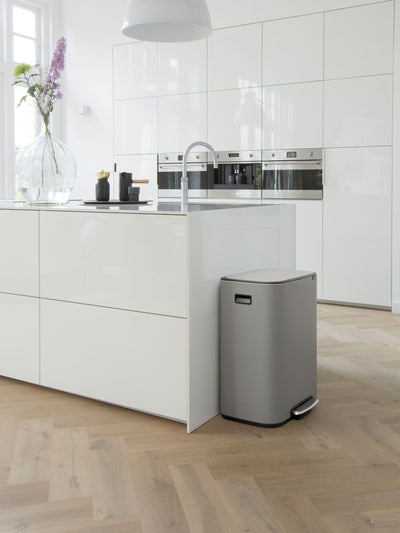 Brabantia Mineral Beton Grau Bo 60L Tretmülleimer