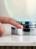 Gallery Home Sarah Touch Table Lamp holographic glass 24cm - British product